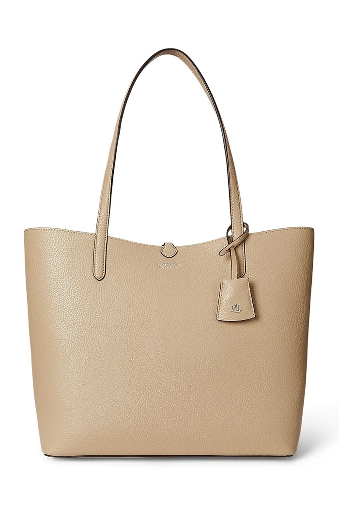 Lauren Ralph Lauren torebka dwustronna wzorzyste beżowy 431795329