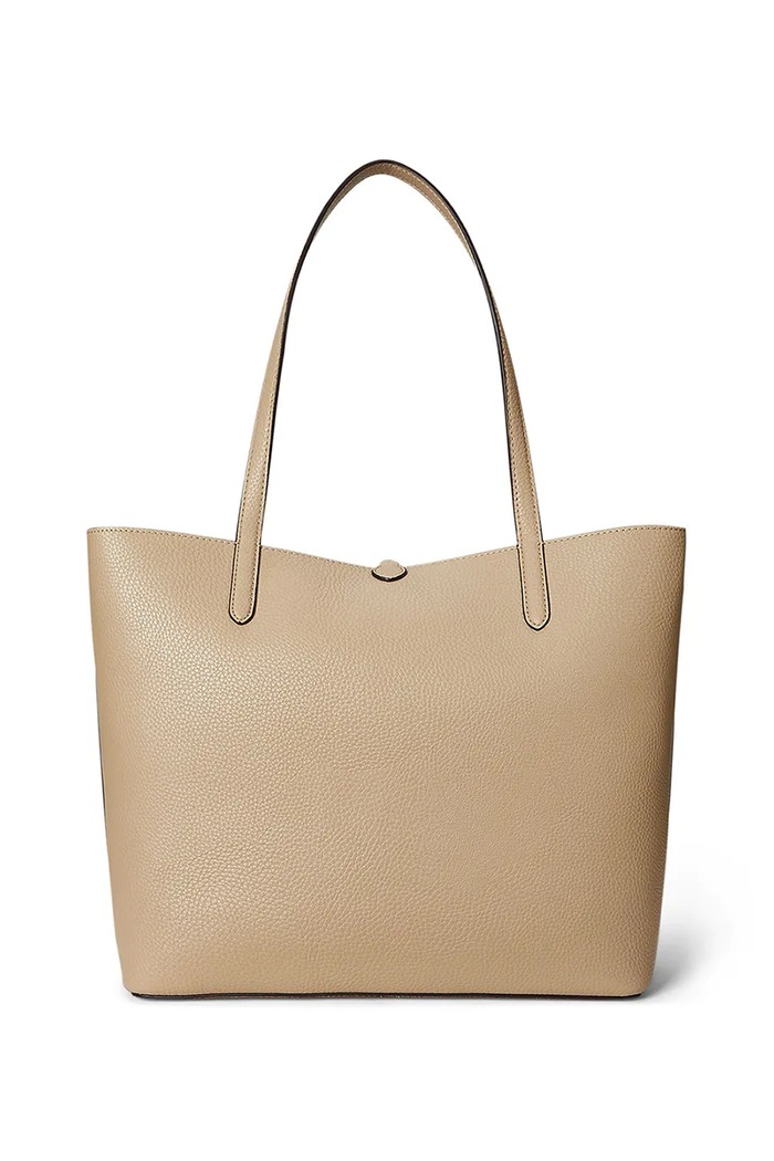 Lauren Ralph Lauren torebka dwustronna beżowy 431795329