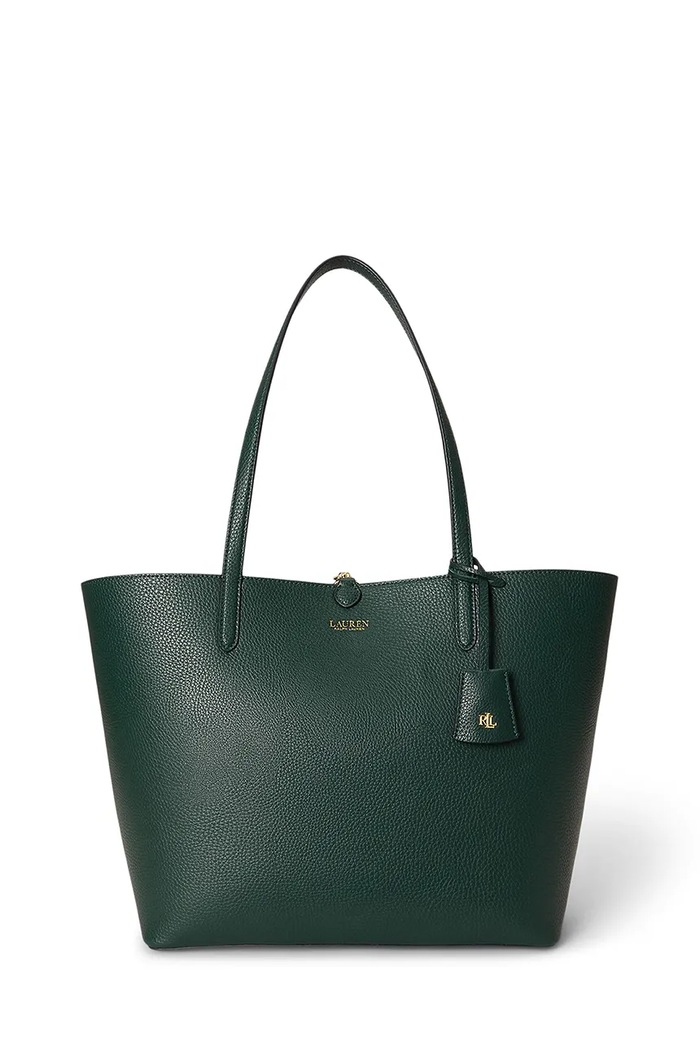 Lauren Ralph Lauren torebka dwustronna zielony 431795329