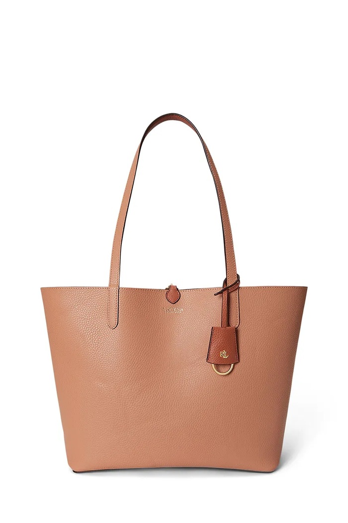 Lauren Ralph Lauren geantă reversibilă maro 431795329