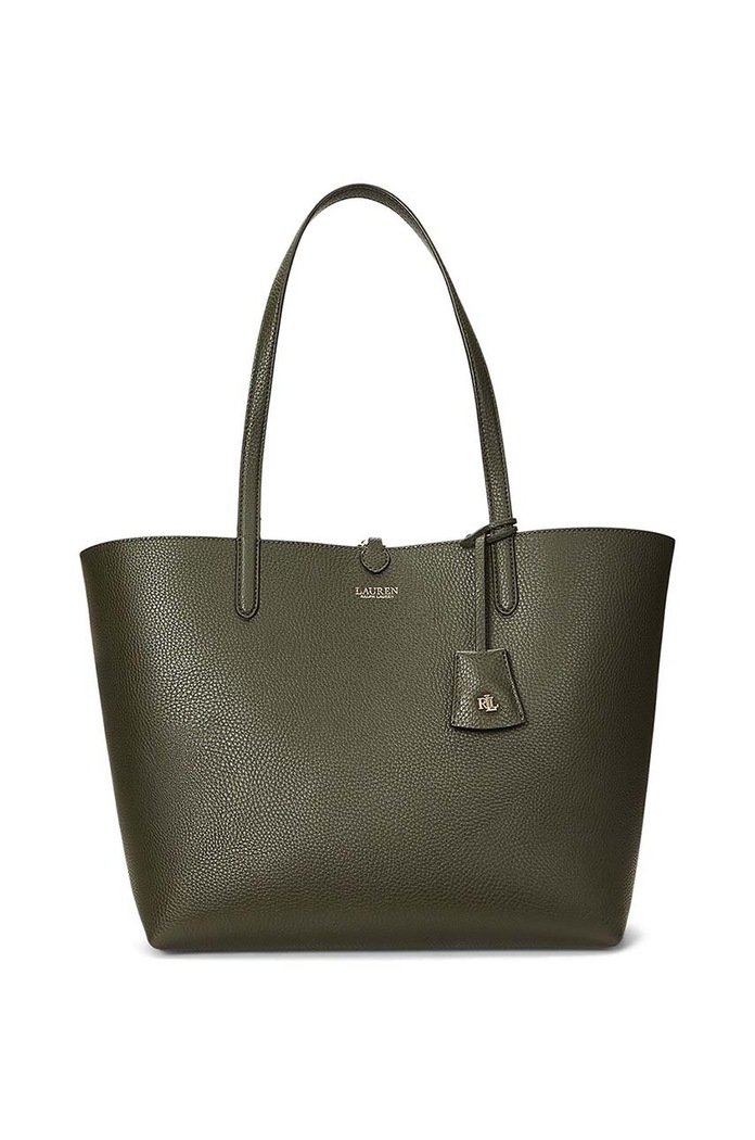 Lauren Ralph Lauren torebka dwustronna wzorzyste zielony 431795329
