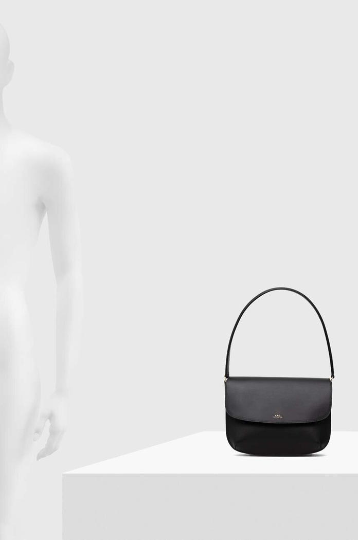 A.P.C. poșetă de piele PXAWV.F61526