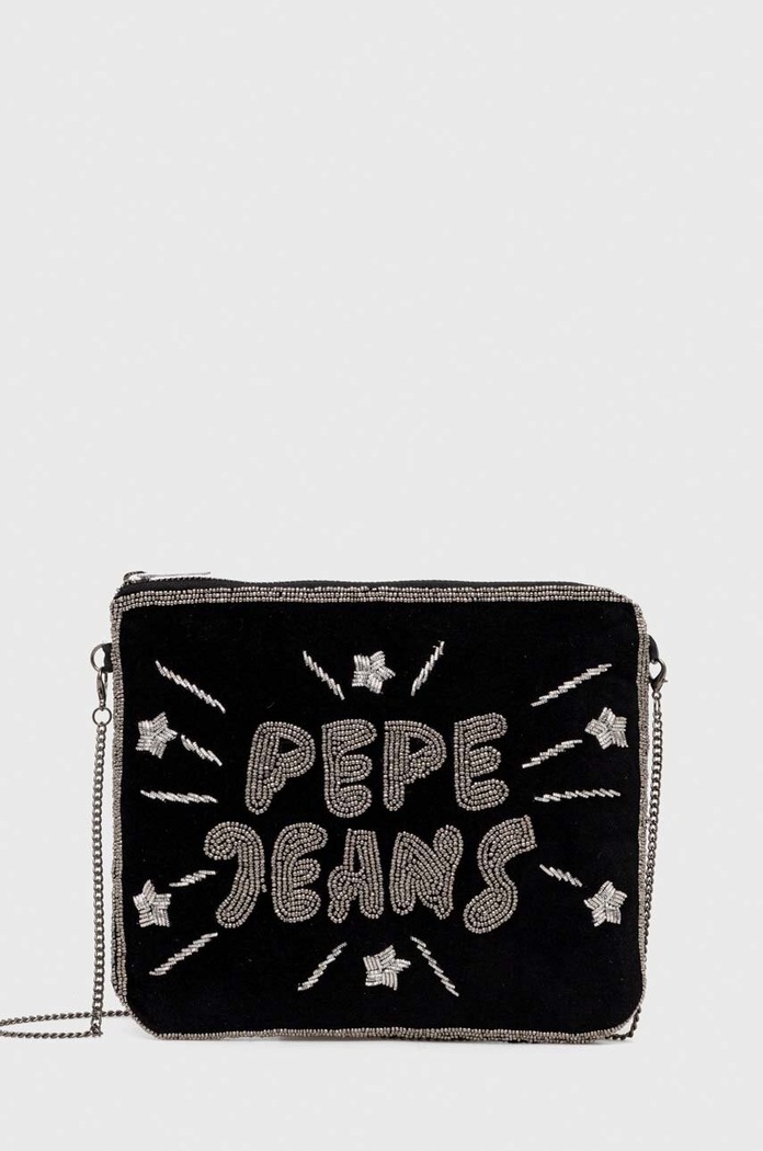 Kabelka Pepe Jeans nášivka černá PL031480.999