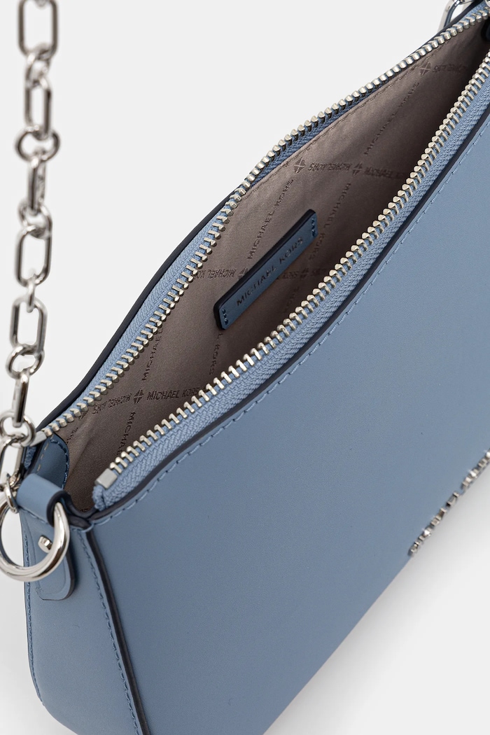 Poseta de piele MICHAEL Michael Kors albastru 32H3S8EW6L