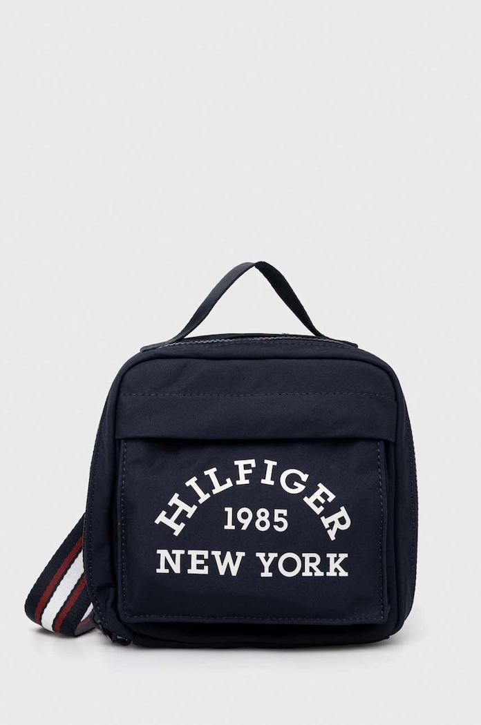 Dječja torba Tommy Hilfiger premalo za format A4 mornarsko plava AU0AU01777.9BYX