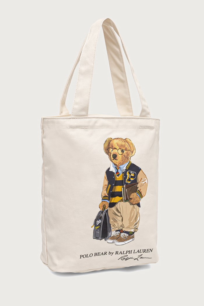 Polo Ralph Lauren tote torba za djecu pamučna 9AR021 bež AA00