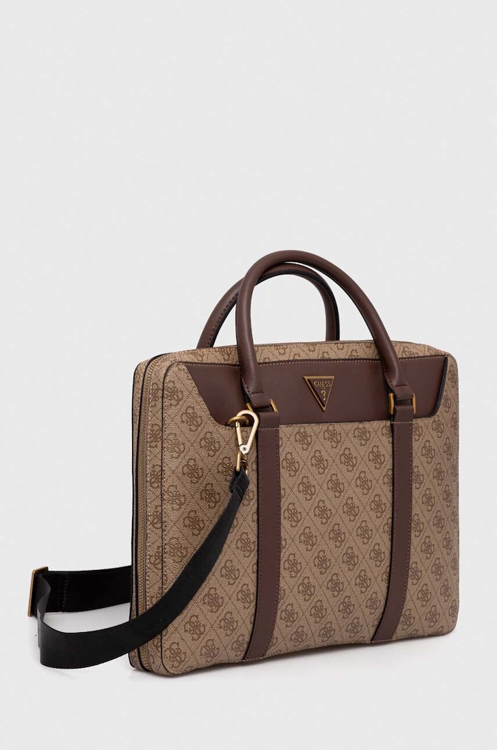 Guess geantă VEZZOLA 36 x 28 x 4 cm HMEVZL.P3138 bej AW25