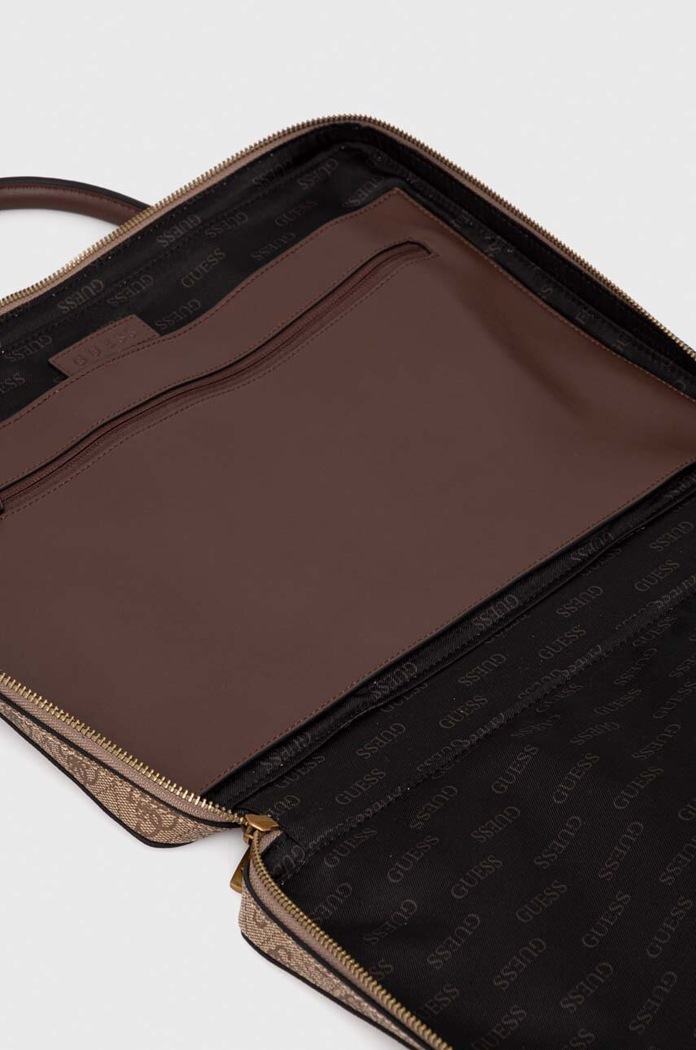 Guess geantă VEZZOLA 36 x 28 x 4 cm HMEVZL.P3138 bej
