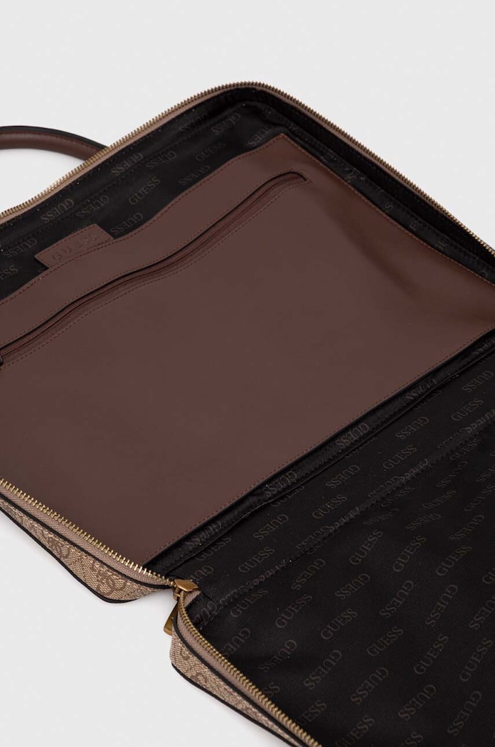 Guess geantă VEZZOLA 36 x 28 x 4 cm HMEVZL.P3138 bej