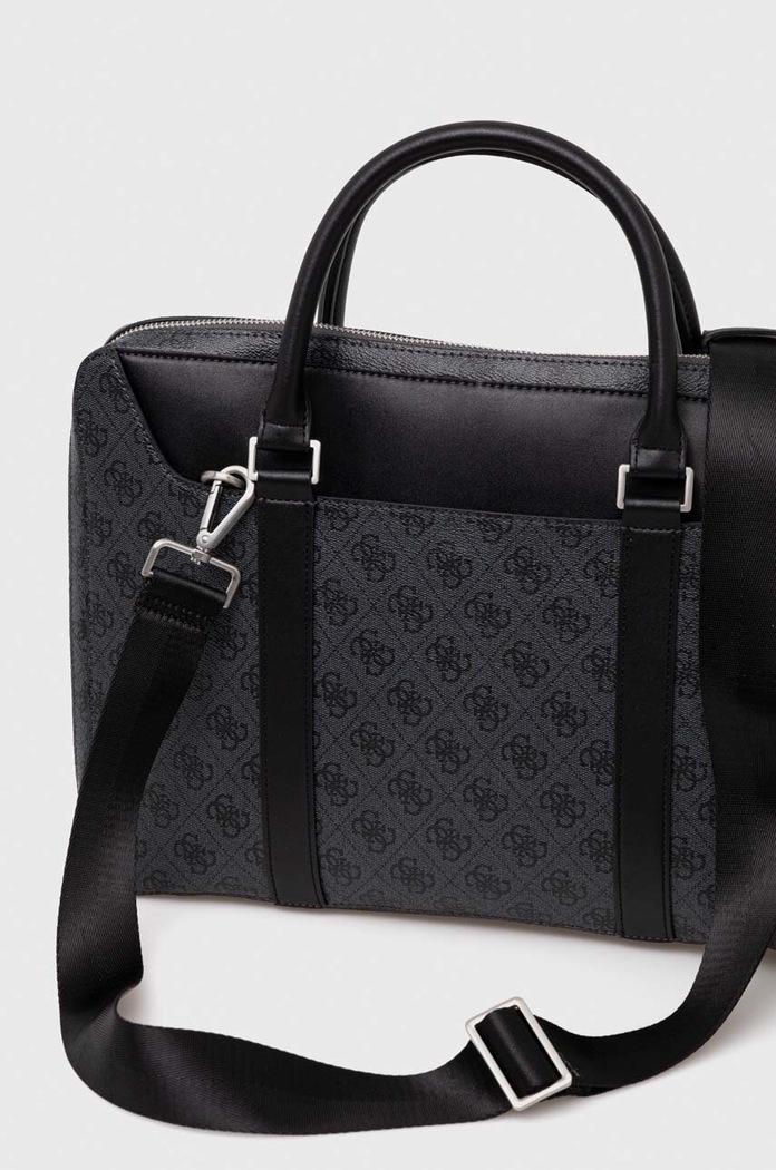 Guess geantă VEZZOLA 36 x 28 x 4 cm HMEVZL.P3138 negru AW25