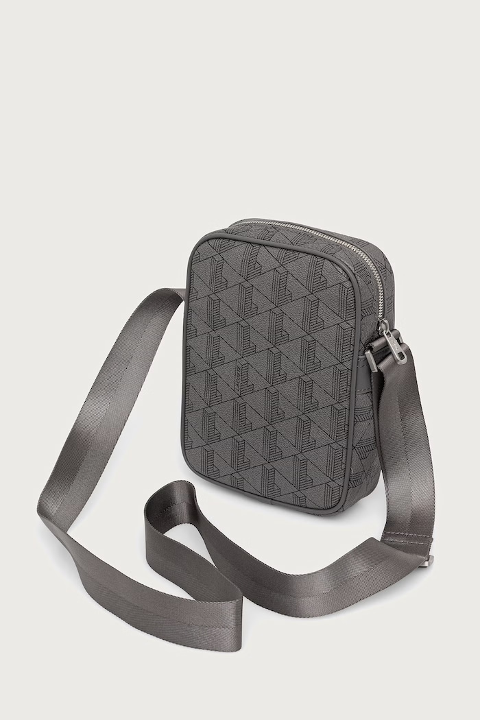 Akcesoria Lacoste Saszetka męska z imitacji skóry NH4410LX szary