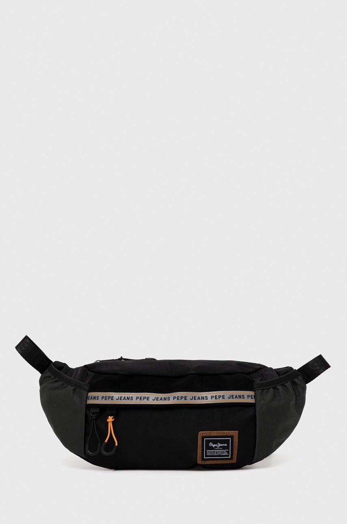 Ledvinka Pepe Jeans hladký černá PM030776.734