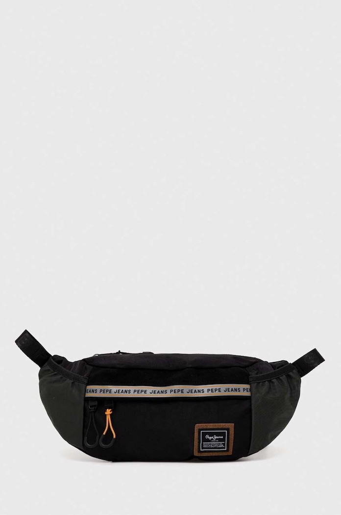 Ledvinka Pepe Jeans hladký černá PM030776.734
