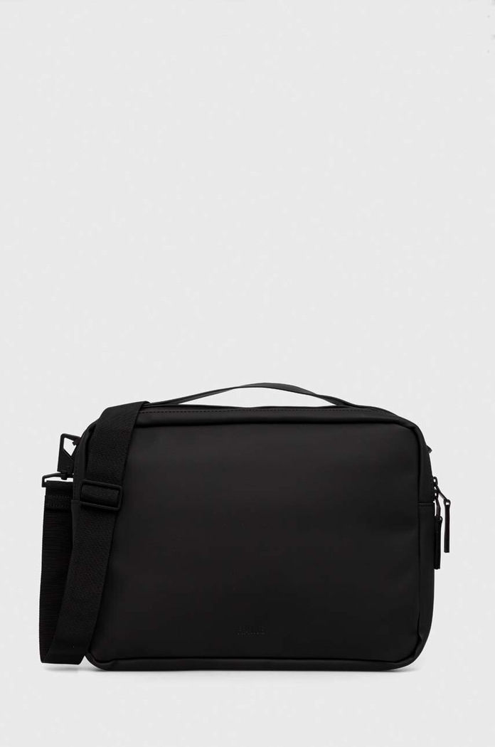 Taška na notebook Rains 13280 Messenger Bags hladký černá 13280.01