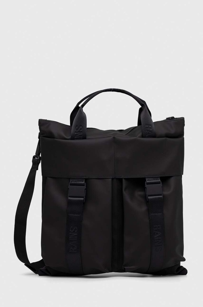 Rains torba 14360 Tote Bags mieści A4 czarny 14360.01