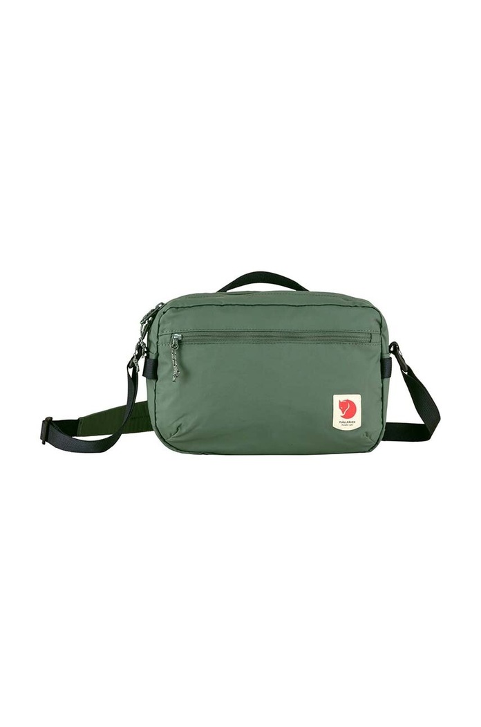 Ledvinka Fjallraven High Coast Crossbody hladký zelená F23227.614