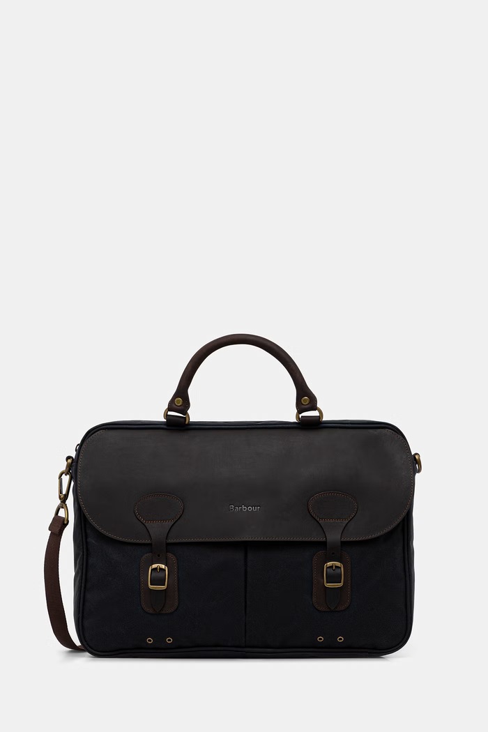 Barbour torba na laptopa granatowy UBA0004