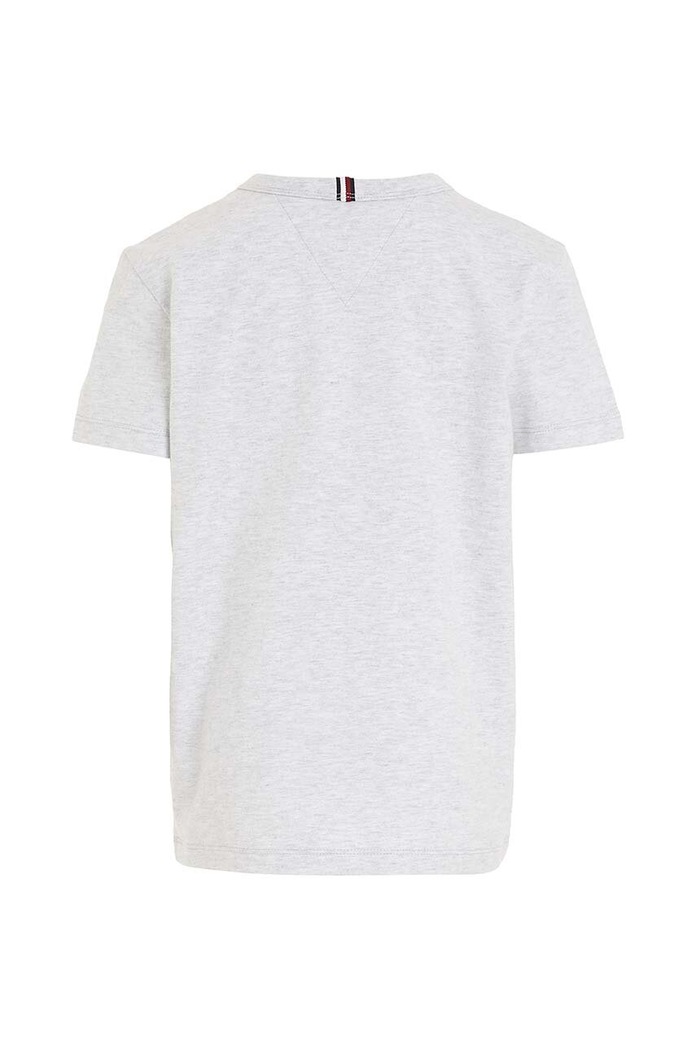 Chlapec Detské bavlnené tričko Tommy Hilfiger KB0KB08555.128.176.9BYX sivá