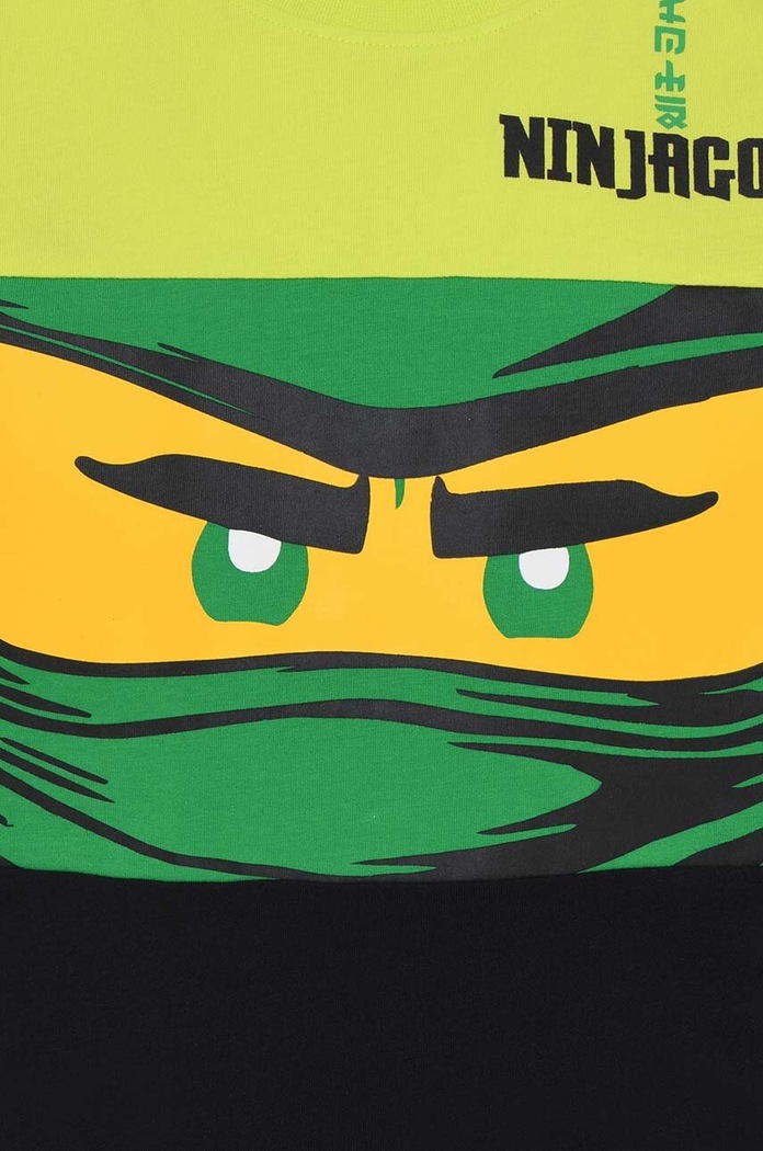 Chłopiec Lego t-shirt bawełniany dziecięcy 12010866 zielony