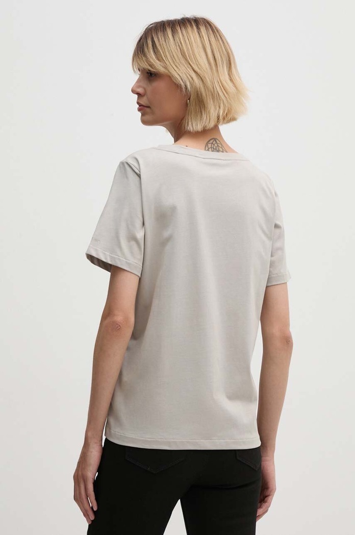 Oblečení Bavlněné tričko Calvin Klein K20K205338 béžová