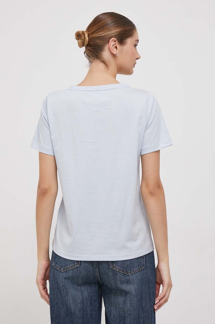 Odjeća Pamučna majica Calvin Klein K20K205338 plava