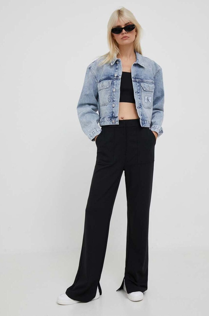 Top Calvin Klein K20K205748 černá AW23