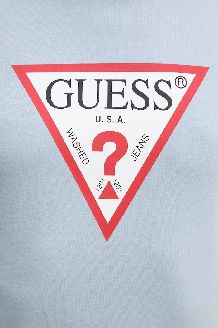 Guess t-shirt in cotone W1YI1B.I3Z14 blu