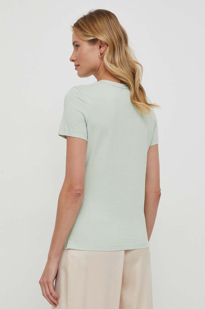 Odzież Guess t-shirt bawełniany W1YI1B.I3Z14 zielony