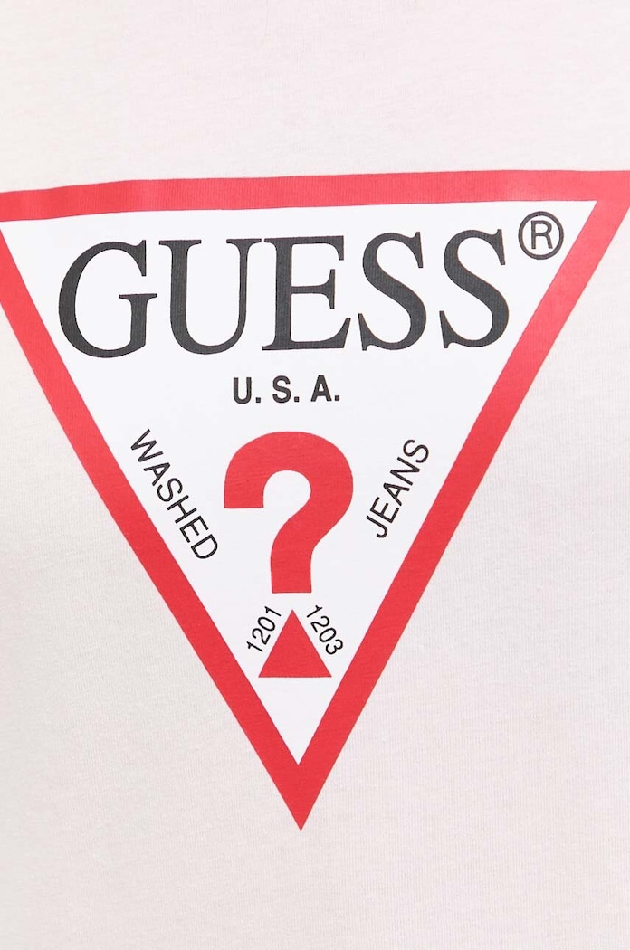 Bavlněné tričko Guess W1YI1B.I3Z14 růžová