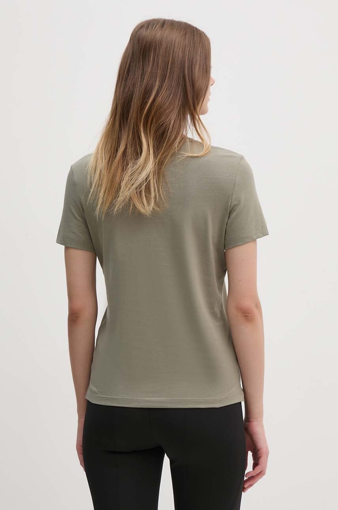 Guess tricou din bumbac W1YI1B.I3Z14 verde SS26