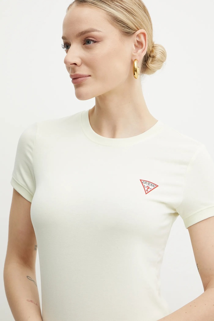 Tričko Guess béžová W2YI44.J1314