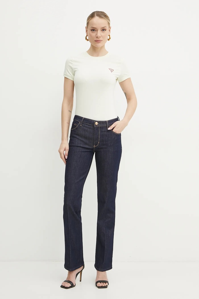 Tričko Guess W2YI44.J1314 béžová SS26