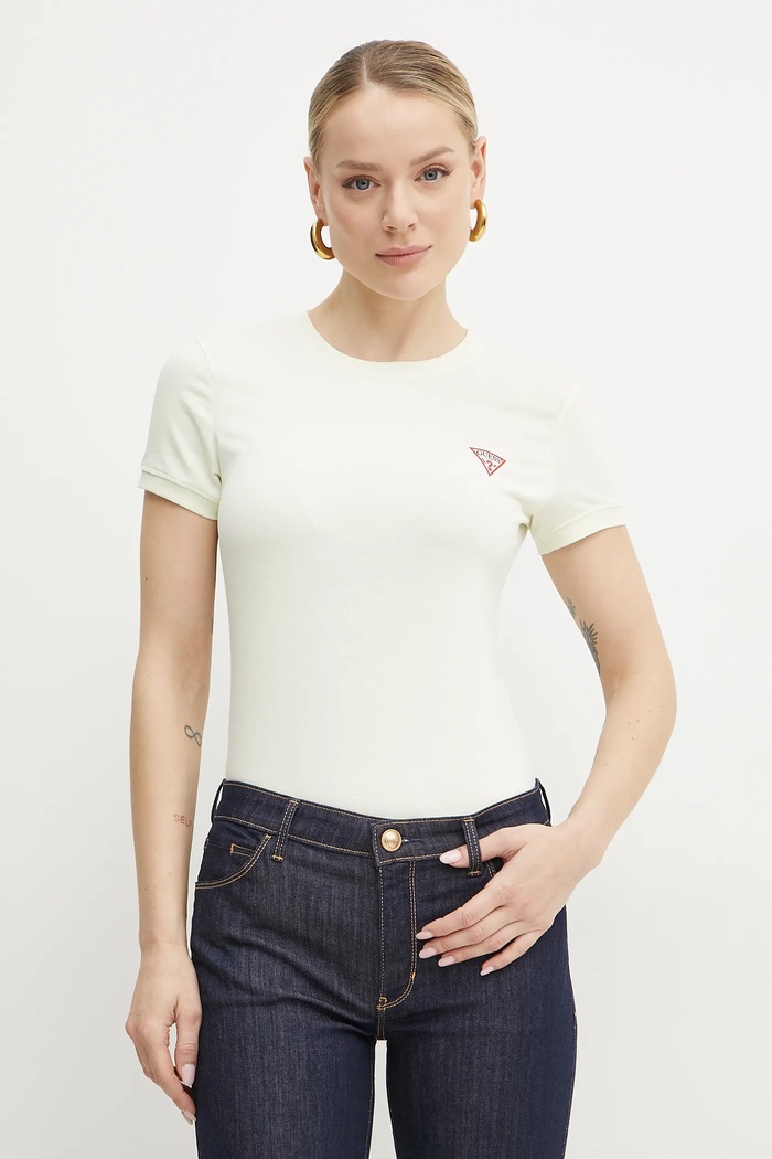 Tričko Guess béžová W2YI44.J1314