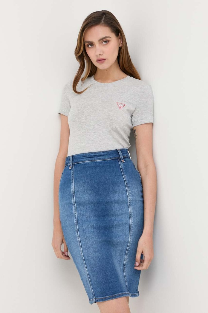 Guess t-shirt szürke W2YI44.J1314