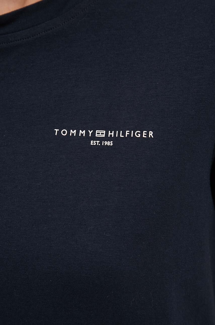Tričko Tommy Hilfiger tmavomodrá WW0WW37877