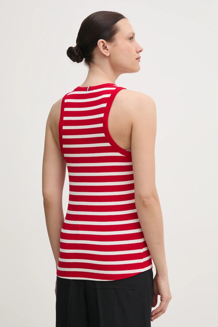 Îmbrăcăminte Tommy Hilfiger top WW0WW38635 rosu