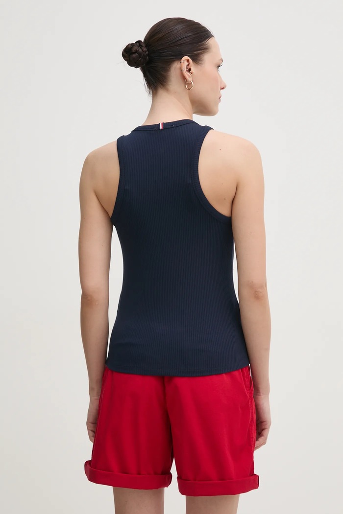 Odjeća Top Tommy Hilfiger WW0WW38635 mornarsko plava