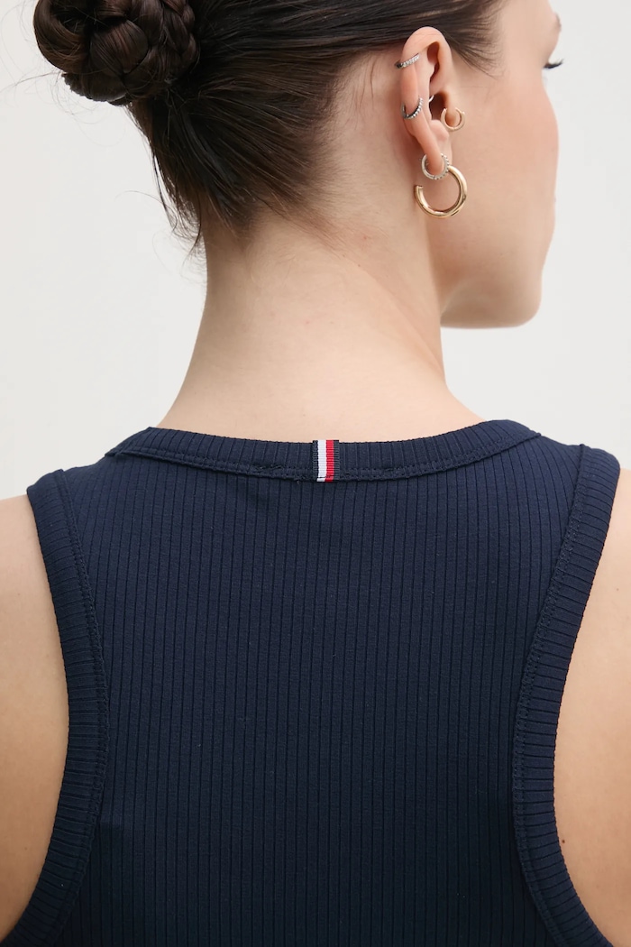 Top Tommy Hilfiger WW0WW38635 mornarsko plava