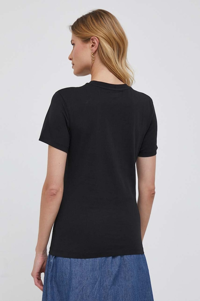 Ruházat Calvin Klein Jeans pamut póló J20J221631 fekete
