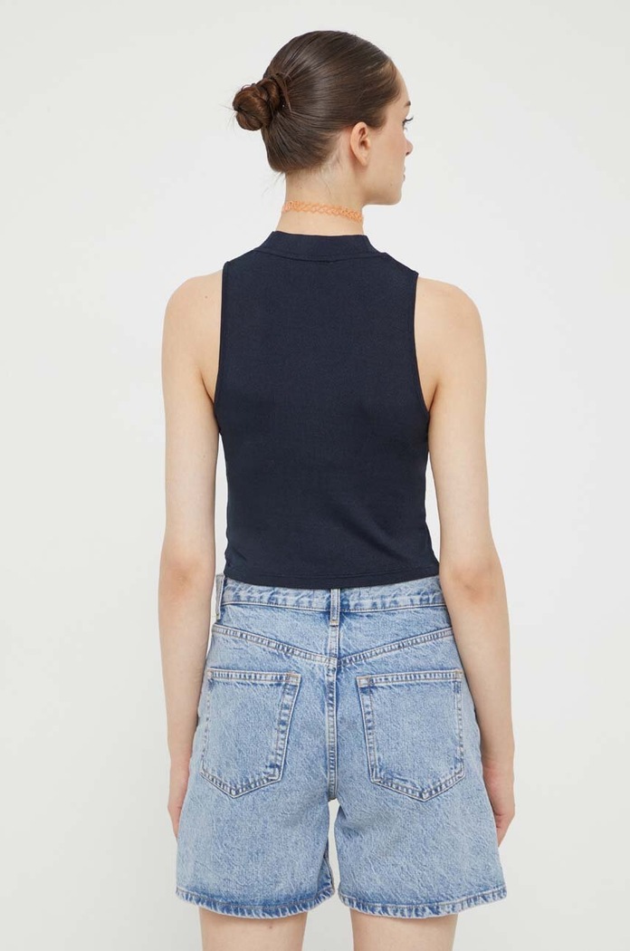 Odzież Tommy Jeans top DW0DW16117 granatowy