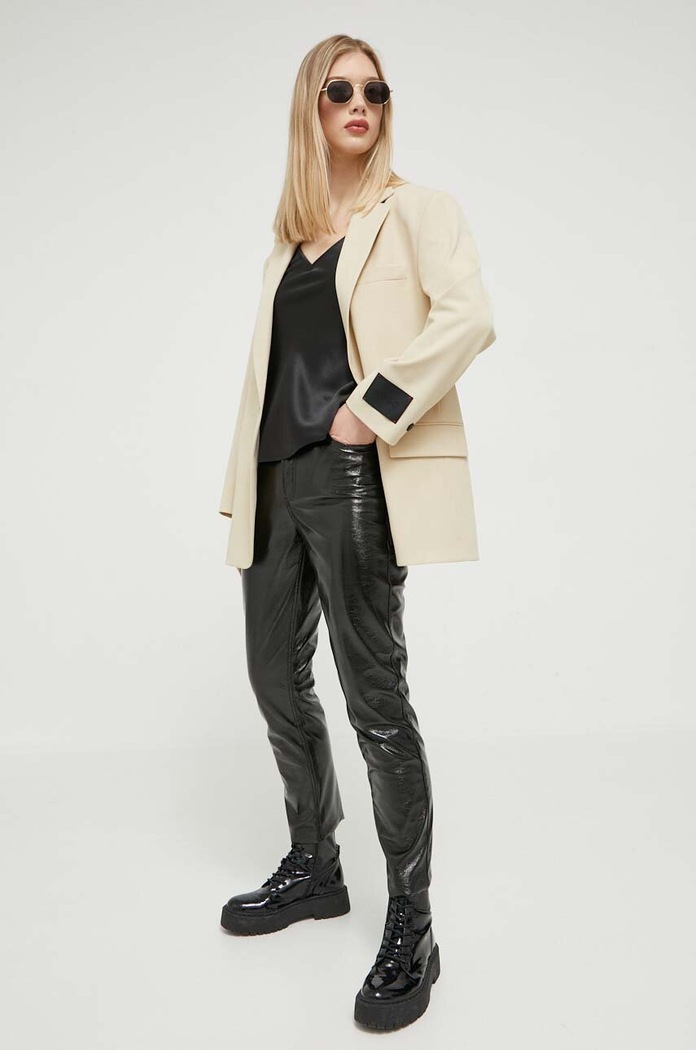 HUGO bluzka 50494474 czarny AW23