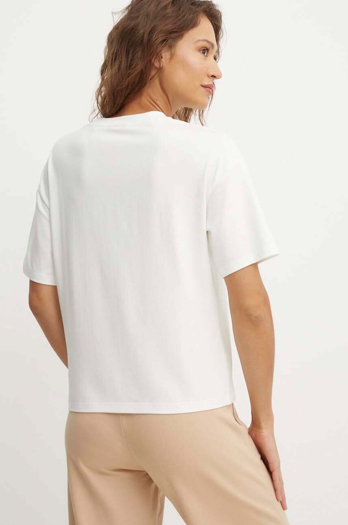 Oblečení Tričko HUGO SHUFFLE_T-SHIRT 50490593 béžová