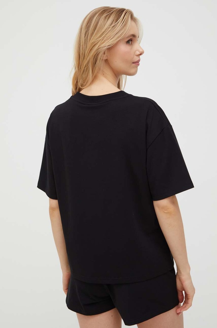 Одежда Футболка лаунж HUGO SHUFFLE_T-SHIRT 50490593 чёрный