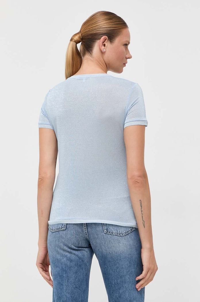 Odzież Patrizia Pepe T-shirt 8K0159.K128 niebieski