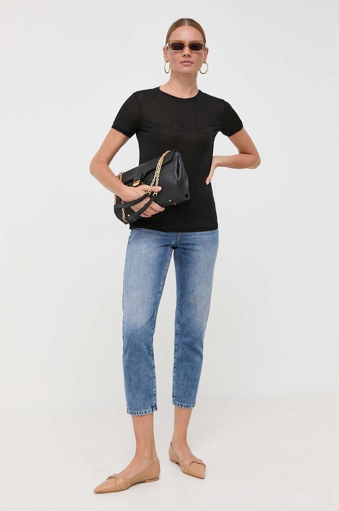 Patrizia Pepe tricou 8K0159.K128 negru AA00