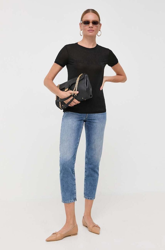 Patrizia Pepe tricou 8K0159.K128 negru AA00