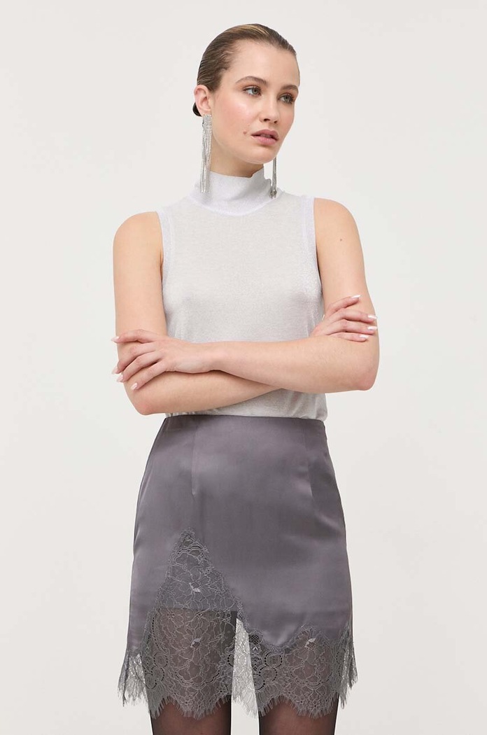 Top Patrizia Pepe slim γκρί 8K0160.K128