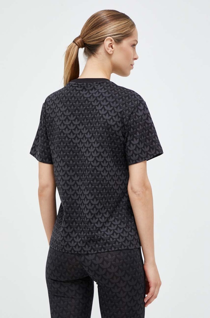 Oblečenie Bavlnené tričko adidas Originals II3180 čierna