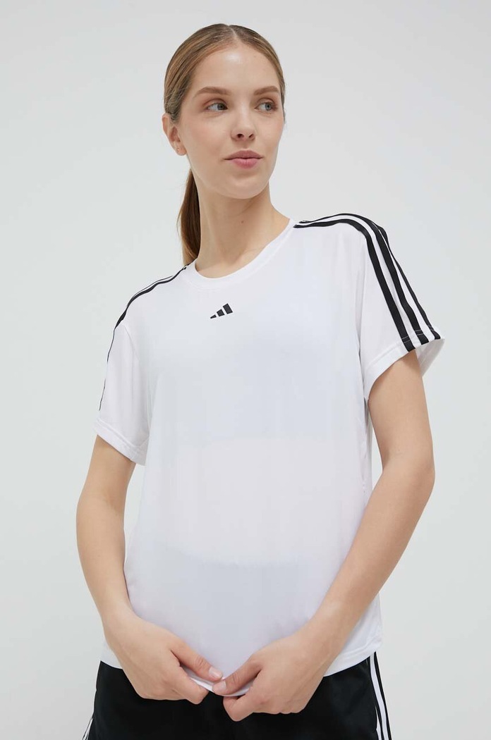 adidas Performance t-shirt treningowy Train Essentials regular biały IC5040