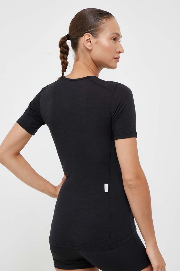Ρούχα Ισοθερμικό μπλουζάκι adidas TERREX Xperior Merino 150 HZ8549 μαύρο